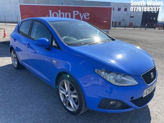 Location: South Wales - 2010 SEAT  IBIZA CR SPORT TDI 5 DOOR HATCHBACK REG: CV10JXP, 1598cc DIESEL, 5 SPEED MANUAL DIESEL, Former Keepers: 3, Keys: Yes, MOT Expiry date: 17/02/2026