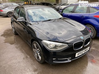 Location:  Hayes - 2012 BMW 116I SPORT TURBO 5 Door Hatchback REG: HY12OKK, Keys: No, MOT Expiry date: 05/03/2025, 1598 Petrol, 6 Speed Manual Petrol, Former Keepers: 5