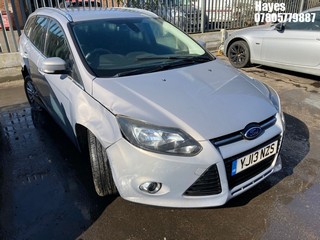 Location:  Hayes - 2013 FORD FOCUS TITANIUM AUTO Estate REG: YJ13NZS, Keys: No, MOT Expiry date: 10/06/2024, 1596 Petrol, 6 Speed Auto Petrol, Former Keepers: 5