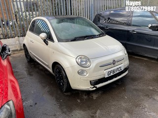 Location:  Hayes - 2011 FIAT 500 TWINAIR S-A 3 Door Hatchback REG: GF61FCL, Keys: No, MOT Expiry date: 05/03/2024, 875 Petrol, 5 Speed Semi Auto Petrol, Former Keepers: 3
