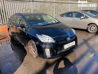 Location:  Hayes - 2010 TOYOTA PRIUS T3 VVT-I CVT 5 Door Hatchback REG: LP59AEF, Keys: No, MOT Expiry date: 27/03/2025, 1797 Hybrid Electric, Variable 1 Speed Auto Petrol/E, Former Keepers: 10
