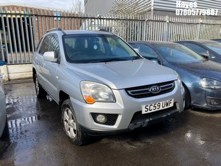 Location:  Hayes - 2010 KIA SPORTAGE XE 2WD Estate REG: SC59UWF, Keys: No, MOT Expiry date: 03/10/2025, 1975 Petrol, 5 Speed Manual Petrol, Former Keepers: 3
