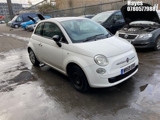 Location:  Hayes - 2009 FIAT 500 POP 3 Door Hatchback REG: WR59ERO, Keys: No, MOT Expiry date: 21/12/2024, 1242 Petrol, 5 Speed Manual Petrol, Former Keepers: 4
