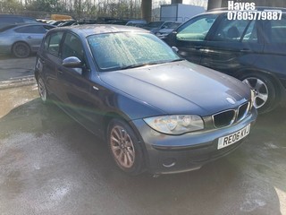 Location:  Hayes - 2006 BMW 116 I ES 5 Door Hatchback REG: RE06KVJ, Keys: No, MOT Expiry date: 16/05/2024, 1596 Petrol, 6 Speed Manual Petrol, Former Keepers: 4