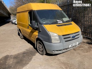 Location:  Hayes - 2009 FORD TRANSIT 85 T300M FWD Panel Van REG: A14JVA, Keys: No, MOT Expiry date: 30/10/2024, 2198 Diesel, 5 Speed Manual Diesel, Former Keepers: 5