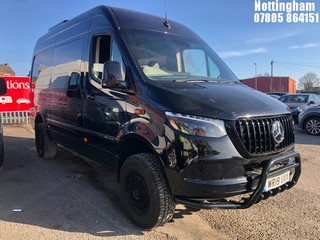 Location:Nottingham - 2019 MERCEDES-BENZ  SPRINTER 319 CDI 4X4 AUTO  Van With Side Windows REG WR19UXX, 2987cc Diesel, 7 Speed Auto Diesel, Former Keepers: 2, Keys:Yes, MOT Expiry date:13/08/2025