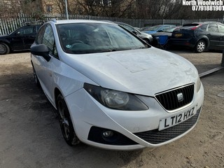 Location: North Woolwich - 2012 SEAT IBIZA SE COPA Estate REG: LT12HXZ, Keys: No, MOT Expiry date: 01/10/2025, 1390 Petrol, 5 Speed Manual Petrol, Former Keepers: 6