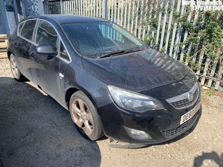 Location: North Woolwich - 2010 VAUXHALL ASTRA SRI AUTO 5 Door Hatchback REG: DE60GEU, Keys: No, MOT Expiry date: 03/11/2024, 1598 Petrol, 6 Speed Auto Petrol, Former Keepers: 10