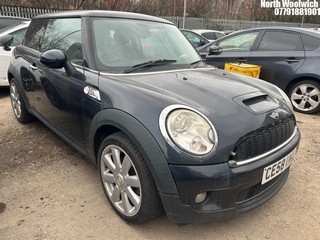 Location: North Woolwich - 2009 MINI COOPER S 3 Door Hatchback REG: CE58UNL, Keys: No, MOT Expiry date: 23/09/2024, 1598 Petrol, 6 Speed Manual Petrol, Former Keepers: 3