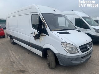 Location: Belvedere - 2010 MERCEDES-BENZ SPRINTER 313 CDI Panel Van REG: KV10XMJ, Keys: No, MOT Expiry date: 20/02/2024, 2143 Diesel, 6 Speed Manual Diesel, Former Keepers: 5