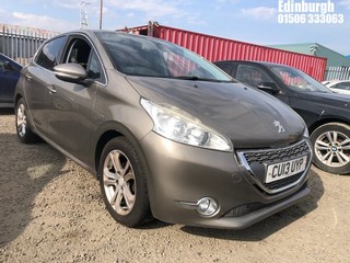 Location: Edinburgh - 2013 PEUGEOT  208 ALLURE 5 Door Hatchback REG: CU13UYP, Keys: Yes, MOT Expiry date: 13/12/2024, 1397 Petrol, 5 Speed Manual Petrol, Former Keepers: 4