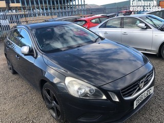 Location: Edinburgh - 2011 VOLVO V60 R-DESIGN D3 Estate REG: DE61LZC, Keys: No, MOT Expiry date: 26/07/2024, 1984 Diesel, 6 Speed Manual Diesel, Former Keepers: 2