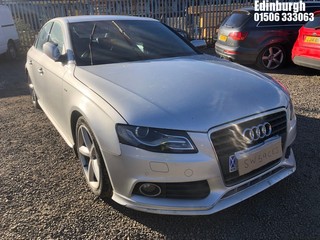 Location: Edinburgh - 2009 AUDI A4 S LINE TDI 4 Door Saloon REG: SW59CEJ, Keys: No, MOT Expiry date: 29/06/2024, 1968 Diesel, 6 Speed Manual Diesel, Former Keepers: 4