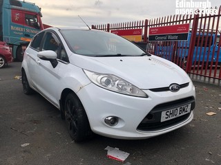 Location: Edinburgh - 2010 FORD FIESTA ZETEC 5 Door Hatchback REG: SH10BMZ, Keys: No, MOT Expiry date: 05/09/2024, 1242 Petrol, 5 Speed Manual Petrol, Former Keepers: 5