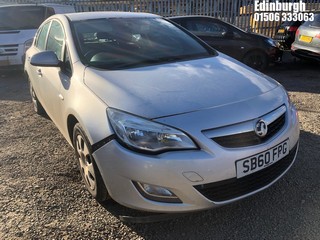 Location: Edinburgh - 2010 VAUXHALL ASTRA EXCLUSIV CDTI 108 5 Door Hatchback REG: SB60FPG, Keys: No, MOT Expiry date: 04/12/2025, 1686 Diesel, 6 Speed Manual Diesel, Former Keepers: 7