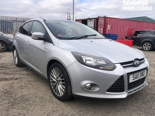 Location: Edinburgh - 2011 FORD FOCUS ZETEC 125 5 Door Hatchback REG: SA11SWO, Keys: No, MOT Expiry date: 14/08/2025, 1596 Petrol, 5 Speed Manual Petrol, Former Keepers: 3