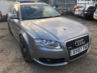 Location: Edinburgh - 2007 AUDI A4 S LINE QUATTRO TDI Estate REG: SY07TWD, Keys: No, MOT Expiry date: 01/08/2025, 2967 Diesel, 6 Speed Manual Diesel, Former Keepers: 6