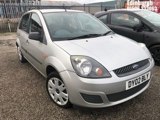 Location: Edinburgh - 2006 FORD FIESTA STYLE CLIMATE 5 Door Hatchback REG: DY02BLY, Keys: No, MOT Expiry date: 14/08/2025, 1242 Petrol, , Former Keepers: 3