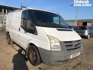 Location: Edinburgh - 2011 FORD TRANSIT 85 T260M FWD Panel Van REG: ST11EFC, Keys: No, MOT Expiry date: 23/09/2024, 2198 Diesel, 5 Speed Manual Diesel, Former Keepers: 6