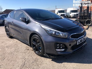 Location: Nottingham - 2016 KIA PRO CEED GT-LINE ISG 3 Door Hatchback REG: GJ66XSB, Keys: No, MOT Expiry date: 04/12/2024, 998 Petrol, 6 Speed Manual Petrol, Former Keepers: 6