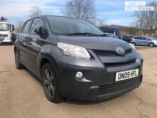 Location: MITCHAM - 2009 TOYOTA URBAN CRUISER VVT-I 	 5 DOOR HATCHBACK REG: DN09HFL, 1329cc PETROL, 6 SPEED MANUAL PETROL, Former Keepers: 1, Keys: No, MOT: Expiry date28/10/2025