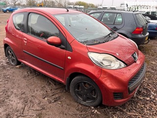 Location: Peterborough - 2009 PEUGEOT 107 VERVE 3 Door Hatchback REG: SV59OVN, Keys: No, MOT Expiry date: 20/09/2024, 998 Petrol, 5 Speed Manual Petrol, Former Keepers: 3