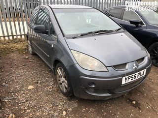 Location: Peterborough - 2006 MITSUBISHI COLT CZT TURBO 3 Door Hatchback REG: YP56RLX, Keys: No, MOT Expiry date: 23/08/2024, 1468 Petrol, 5 Speed Manual Petrol, Former Keepers: 3
