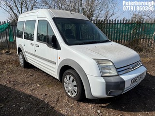 Location: Peterborough - 2007 FORD TOURNEO CONN T230 LX90 Van With Side Windows REG: KM57BGY, Keys: No, MOT Expiry date: 30/11/2024, 1753 Diesel, 5 Speed Manual Diesel, Former Keepers: 1