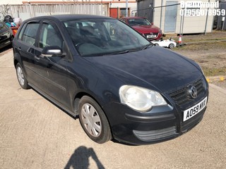 Location: Brentwood - 2009 VOLKSWAGEN POLO E 60 5 Door Hatchback REG: AO59NVX, Keys: No, MOT Expiry date: 11/02/2025, 1198 Petrol, 5 Speed Manual Petrol, Former Keepers: 8