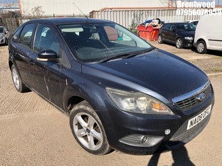 Location: Brentwood - 2008 FORD FOCUS STYLE 100 AUTO 5 Door Hatchback REG: NA08OFC, Keys: No, MOT Expiry date: 12/03/2025, 1596 Petrol, 5 Speed Manual Petrol, Former Keepers: 8