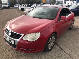 Location: BRENTWOOD - 2007 VOLKSWAGEN EOS TDI 	 CONVERTIBLE REG: RF57WEO, 1968cc DIESEL, 6 SPEED MANUAL DIESEL, Former Keepers: 4, Keys: No, MOT Expiry date: 20/12/2025