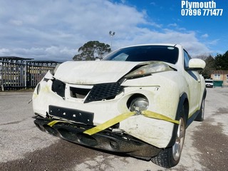 Location: Plymouth - 2013 NISSAN JUKE VISIA 5 Door Hatchback REG: WK13WLN, Keys: No, MOT Expiry date: 16/02/2024, 1598 Petrol, 5 Speed Manual Petrol, Former Keepers: 4