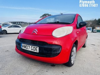 Location: Plymouth - 2007 CITROEN C1 VIBE 3 Door Hatchback REG: HW07GDE, Keys: No, MOT Expiry date: 24/10/2024, 998 Petrol, 5 Speed Manual Petrol, Former Keepers: 8