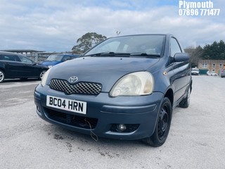 Location: Plymouth - 2004 TOYOTA YARIS BLUE 3 Door Hatchback REG: BC04HRN, Keys: No, MOT Expiry date: 24/05/2024, 998 Petrol, 5 Speed Manual Petrol, Former Keepers: 9