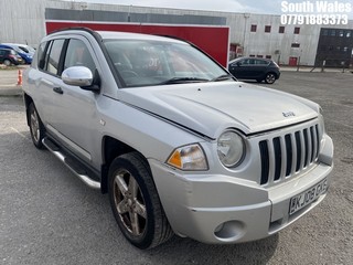 Location: South Wales - 2008 JEEP COMPASS LIMITED CRD ESTATE REG: KJ08GKE, 1968cc DIESEL, 6 SPEED MANUAL DIESEL, Former Keepers: 5, Keys: Yes, MOT Expiry date: 20/01/2026