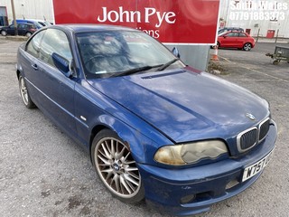 Location: South Wales - 2000 BMW 318 CI Coupe REG: W757UOJ, Keys: No, MOT Expiry date: 19/06/2024, 1895 Petrol, 5 Speed Manual Petrol, Former Keepers: 8