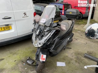 NOTE: ATF Registered Buyers ONLY - Location:  Hayes - 2019 HONDA NSS 125 AD-K Motorcycle REG: WO19WYB, Keys: No, MOT Expiry date: 26/04/2024, 125 Petrol, , Former Keepers: 2