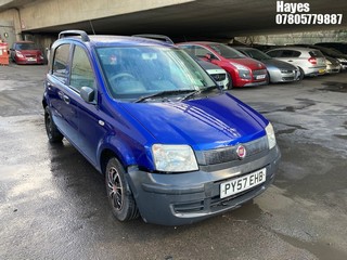 Location:  Hayes - 2007 FIAT PANDA ACTIVE 5 Door Hatchback REG: PY57EHB, Keys: No, MOT Expiry date: 23/10/2024, 1108 Petrol, 5 Speed Manual Petrol, Former Keepers: 8