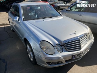 Location:  Hayes - 2007 MERCEDES E220 AVANTGARDE CDI A 4 Door Saloon REG: KN57NDC, Keys: No, MOT Expiry date: 26/02/2024, 2148 Diesel, 5 Speed Auto Diesel, Former Keepers: 9