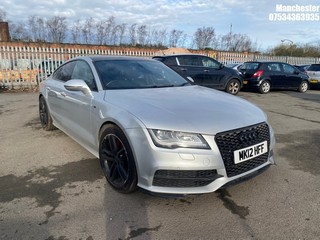 Location: Manchester - 2012 AUDI A7 S LINE TDI QUATTRO AUT 5 Door Hatchback REG: MK12HFF, 2967 Diesel, 7 Speed Auto Diesel, Former Keepers: 5, Keys: No, MOT Expiry date: 27/08/2024