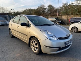 Location: Manchester - 2004 TOYOTA PRIUS T SPIRIT VV-I AUTO 5 Door Hatchback REG:GR04VZB,1497 Hybrid Electric, Variable 1 Speed Auto Petrol/E, Former Keepers:6, Keys:No,MOT Expiry date:03/12/2024