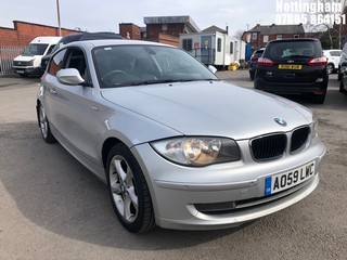 Location: Nottingham - 2009 BMW 118D SPORT 3 DOOR HATCHBACK REG: AO59LWC, 2000cc DIESEL, 6 SPEED MANUAL DIESEL, Former Keepers: 6, Keys: Yes, MOT Expiry date: 22/03/2025