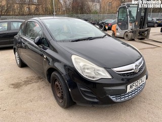 Location: North Woolwich - 2012 VAUXHALL CORSA S ECOFLEX 3 Door Hatchback REG: MF12CXJ, Keys: No, MOT Expiry date: 21/02/2025, 998 Petrol, 5 Speed Manual Petrol, Former Keepers: 3