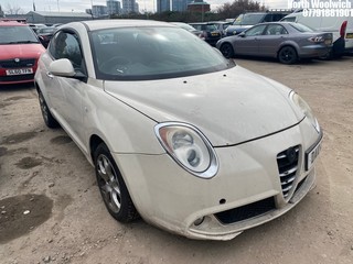 Location: North Woolwich - 2010 ALFA ROMEO MITO LUSSO 3 Door Hatchback REG: DA10CBV, Keys: No, MOT Expiry date: 05/02/2025, 1368 Petrol, 6 Speed Manual Petrol, Former Keepers: 5