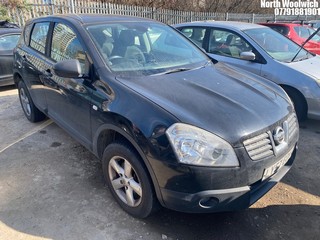 Location: North Woolwich - 2008 NISSAN QASHQAI ACENTA 2WD 5 Door Hatchback REG: LY57EOH, Keys: No, MOT Expiry date: 21/04/2025, 1598 Petrol, 5 Speed Manual Petrol, Former Keepers: 2