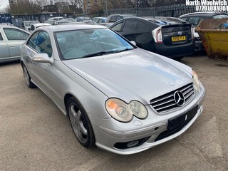 Location: North Woolwich - 2002 MERCEDES CLK 320 AVANTGARDE AUTO Coupe REG: M11CLK, Keys: No, MOT Expiry date: 05/11/2025, 3199 Petrol, AUTOMATIC, Former Keepers: 9