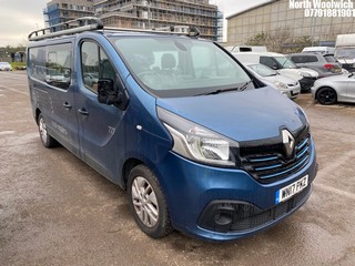 Location: North Woolwich - 2017 RENAULT TRAFIC LL29 SPORT NAV ENG Van With Side Windows REG: WN17PKZ, Keys: No, MOT Expiry date: 30/03/2023, 1598 Diesel, 6 Speed Manual Diesel, Former Keepers: 4