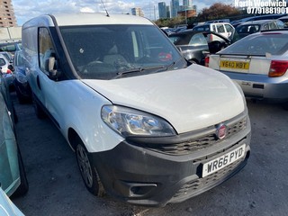 Location: North Woolwich - 2016 FIAT DOBLO 16V MULTIJET Panel Van REG: WR66PYD, Keys: No, MOT Expiry date: 04/12/2025, 1248 Diesel, 5 Speed Manual Diesel, Former Keepers: 7