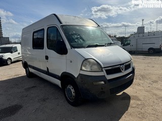 Location: North Woolwich - 2007 VAUXHALL MOVANO 3300 CDTI MWB Panel Van REG: YF57NNP, Keys: No, MOT Expiry date: 10/01/2025, 2464 Diesel, 6 Speed Auto Diesel, Former Keepers: 6