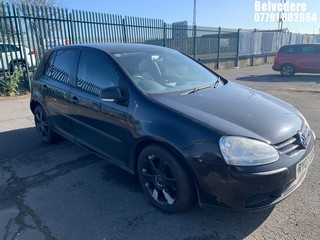 Location: BELVEDERE - 2007 VOLKSWAGEN GOLF S AUTO 5 Door Hatchback REG: RY07UOD, 1598 Petrol, 6 Speed Auto Petrol, Former Keepers: 7, Keys: No, MOT: Expiry date11/12/2025